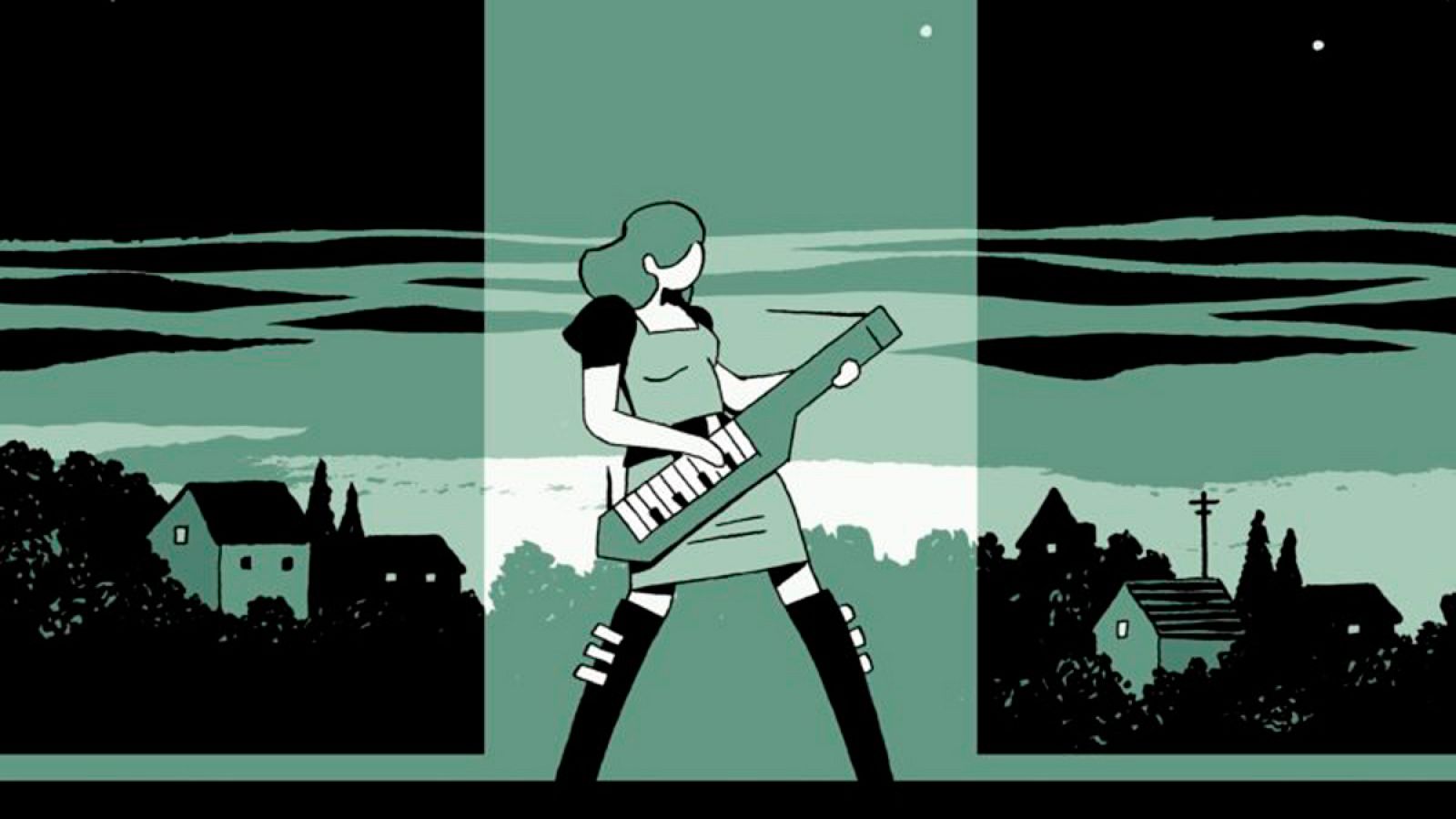 Fragmento de la portada de 'The Black Holes'