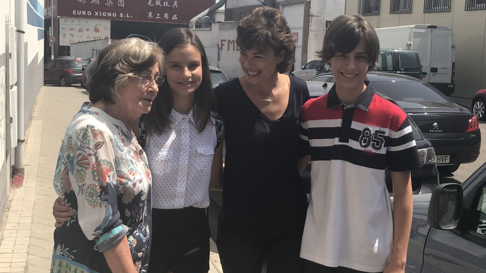 Tomás y Aurea, ganadores de #1AñoSyp, conocen a Andrea del Río