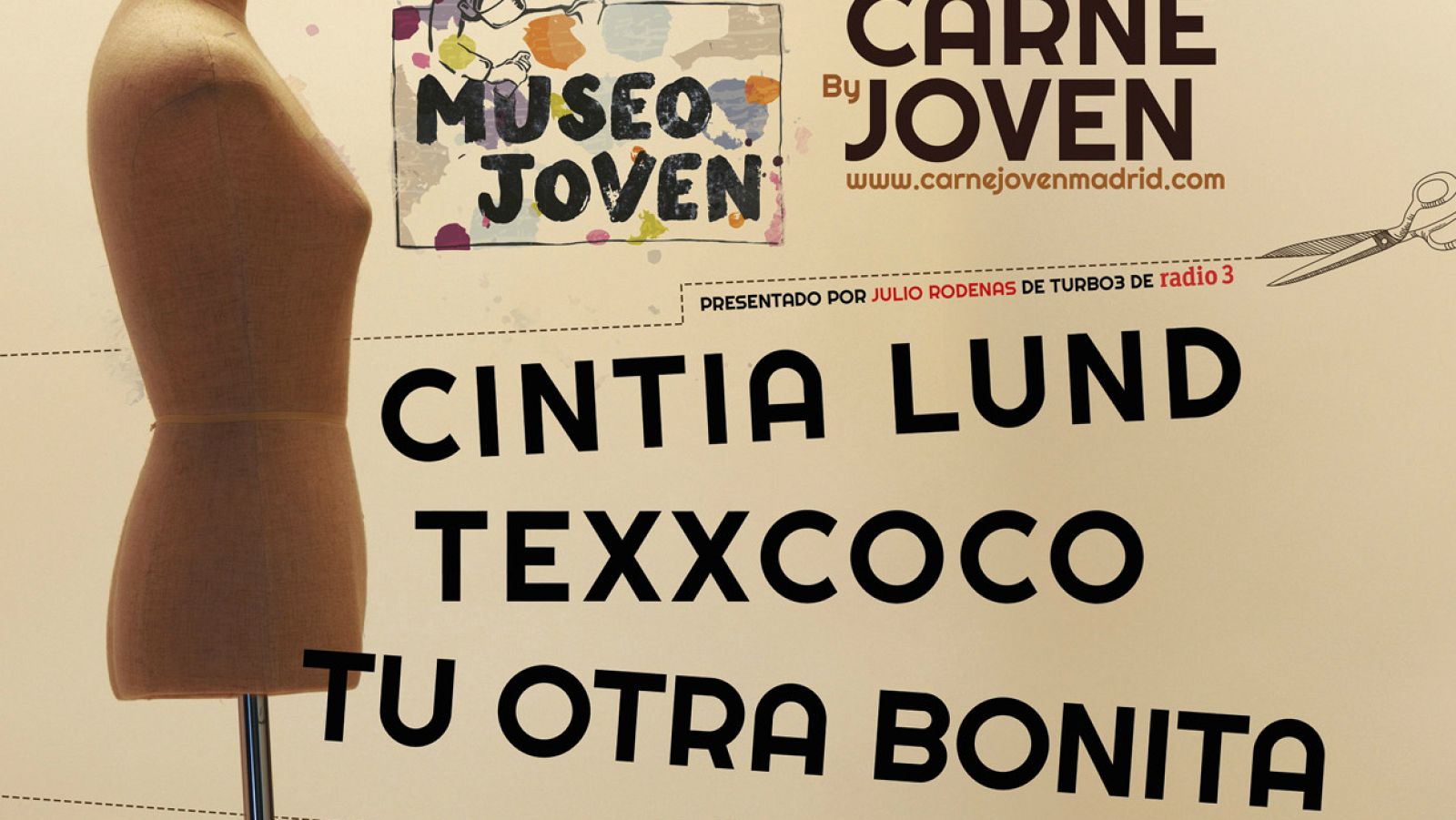 Julio Ródenas, director de Turbo 3, presenta el concierto con lo más jóven y prometedor de nuestra escena