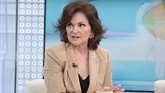 Carmen Calvo respalda a Morenés en su polémica con Torra en Washington
