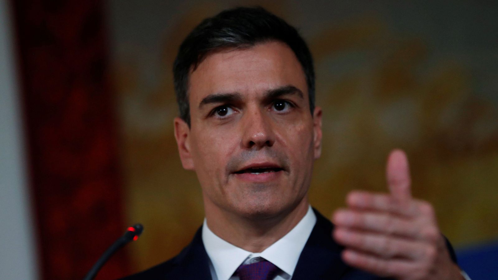 El presidente del Gobierno, Pedro Sánchez