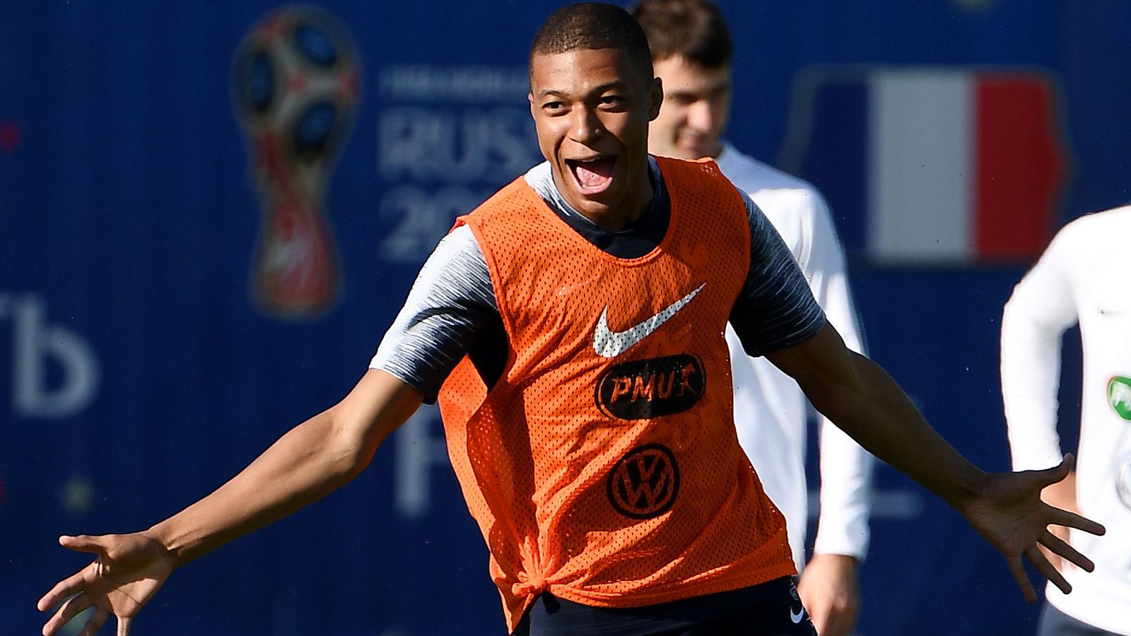 El delantero francés Kylian Mbappé