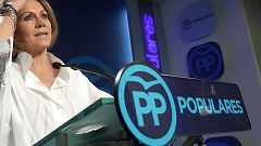 Cospedal deja su futuro en el aire y pide "un período de reflexión" tras su derrota en las primarias