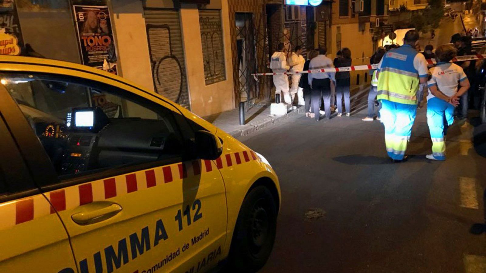 Hallan a una mujer de 47 años ahorcada y con signos de violencia en Madrid