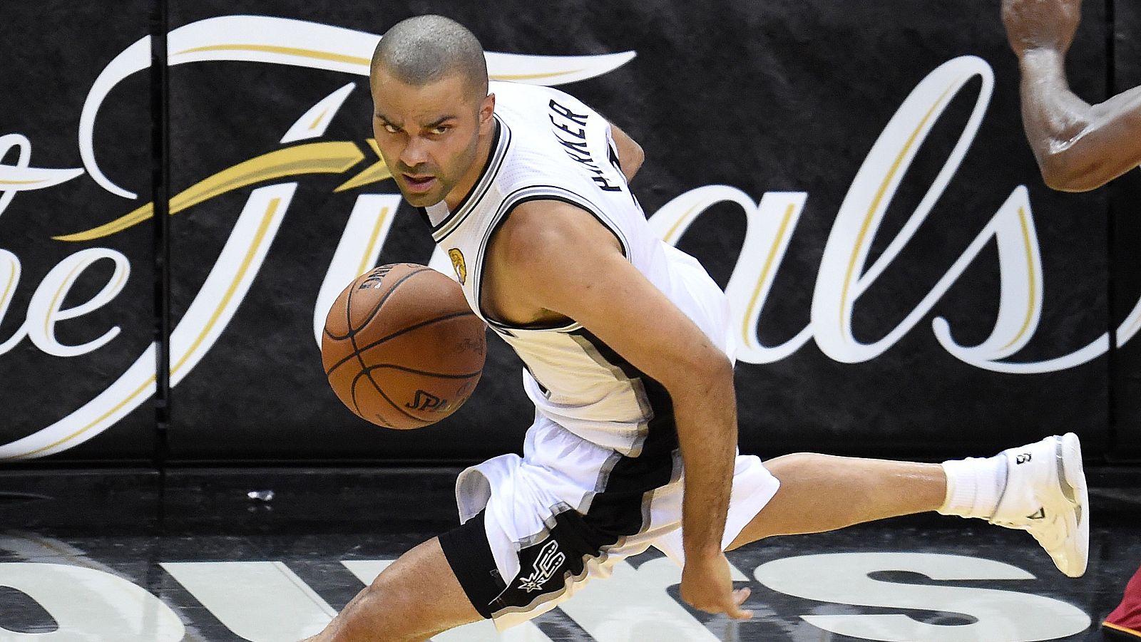 Tony Parker, con los Spurs