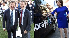 Casado y Santamaría se reprochan mutuamente utilizar su condición de "mujer" y "joven" en la campaña