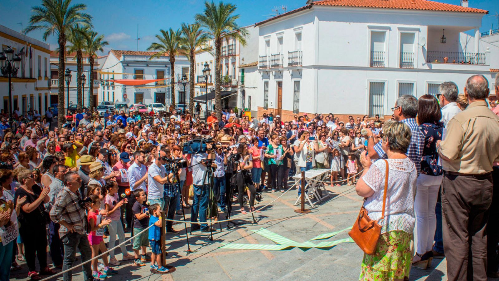 Concentración en Monesterio por la desaparición de Manuela Chavero