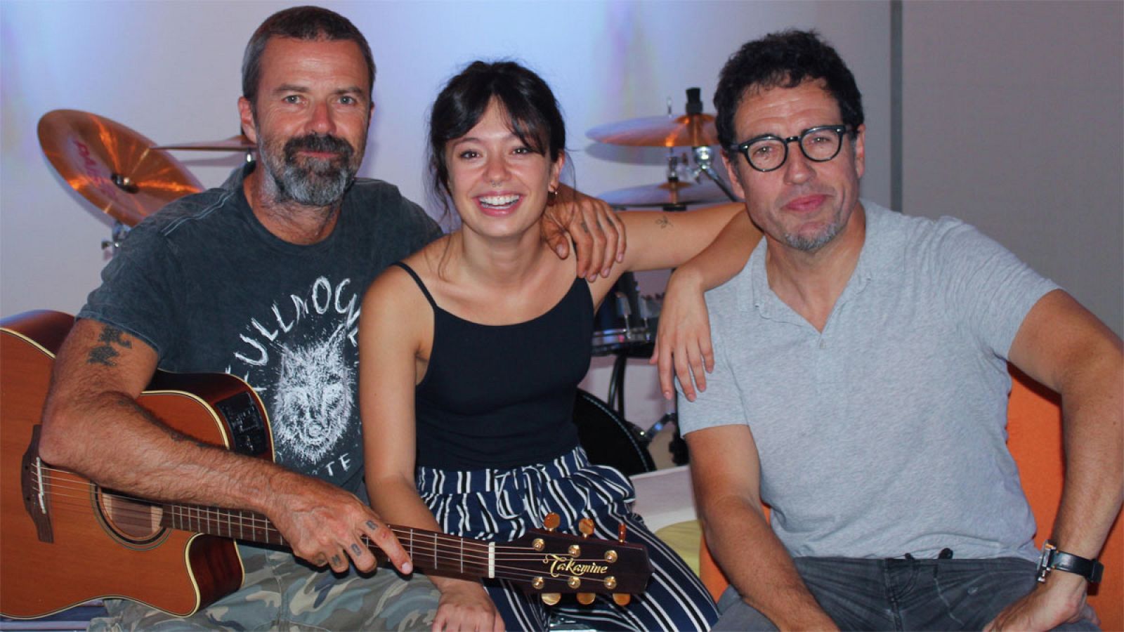 Pau Donés, Anna Castillo y Daniel Écija