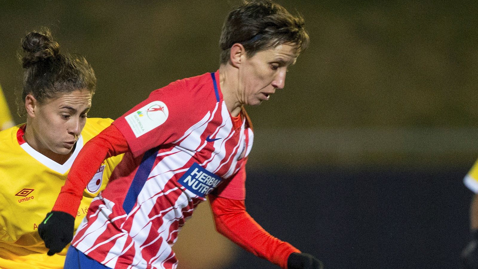 Sonia Bermúdez, con el Atlético de Madrid