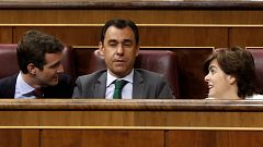 Santamaría y Casado se reúnen sin acordar nada y ella insiste en que gana por una diferencia de un 15%