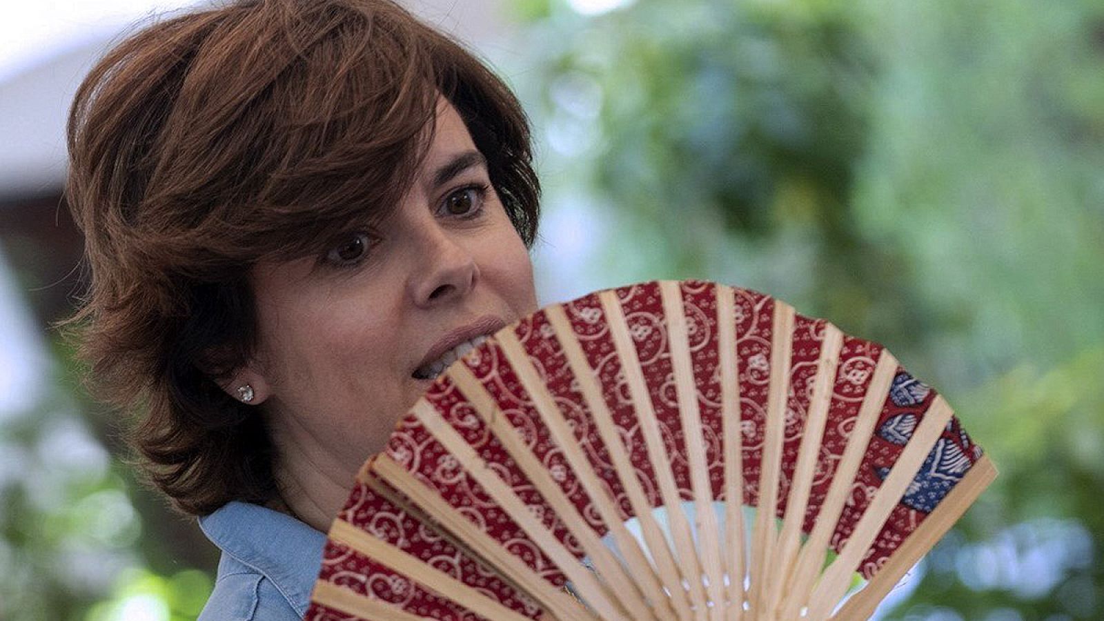 Soraya Sáenz de Santamaría, en un encuentro con compromisarios del PP de Toledo.