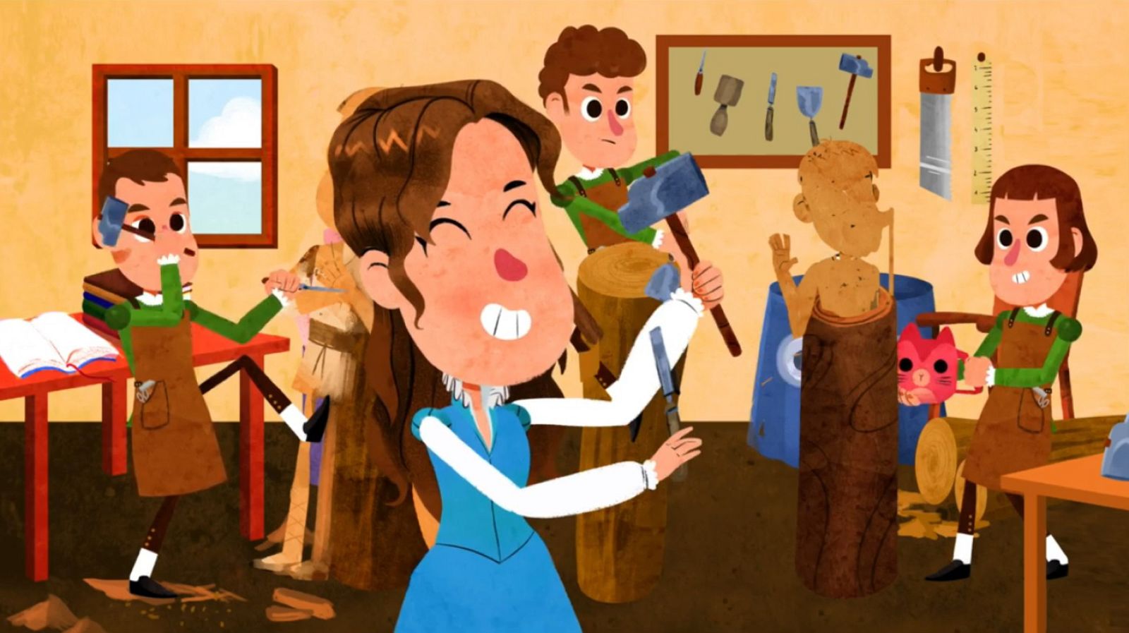 La Roldana, con su gran talento, llego a ser la primera mujer escultora de la corte