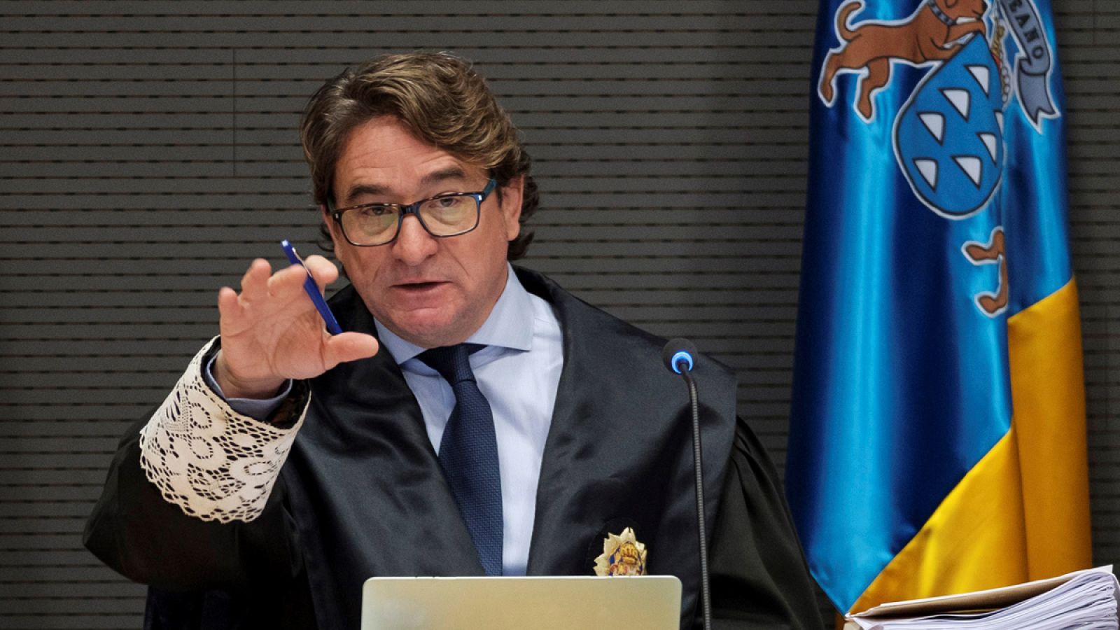 Imagen de archivo del magistrado Salvador Alba, durante el juicio por el "Caso Faycán".