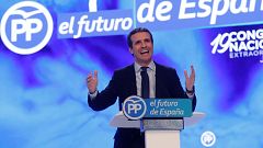 Casado ofrece ilusión, renovación y unidad en un PP "honesto" donde "no cabe ningún corrupto"