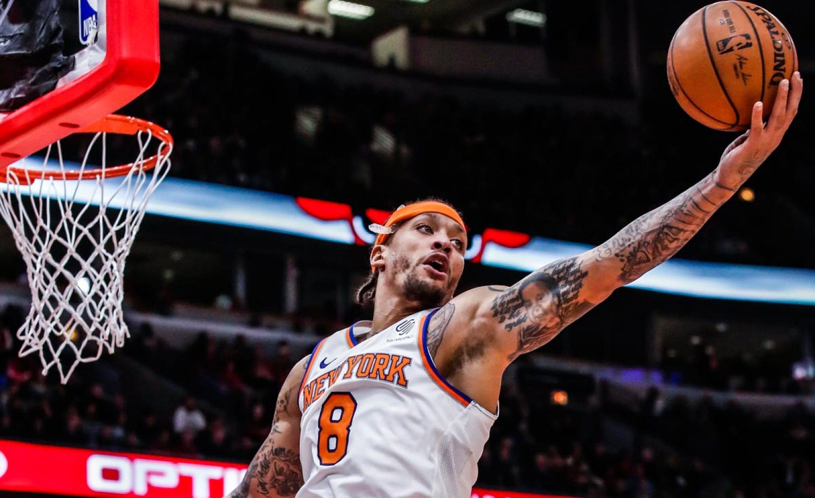 Beasley realizando un mate la pasada temporada con su exequipo.