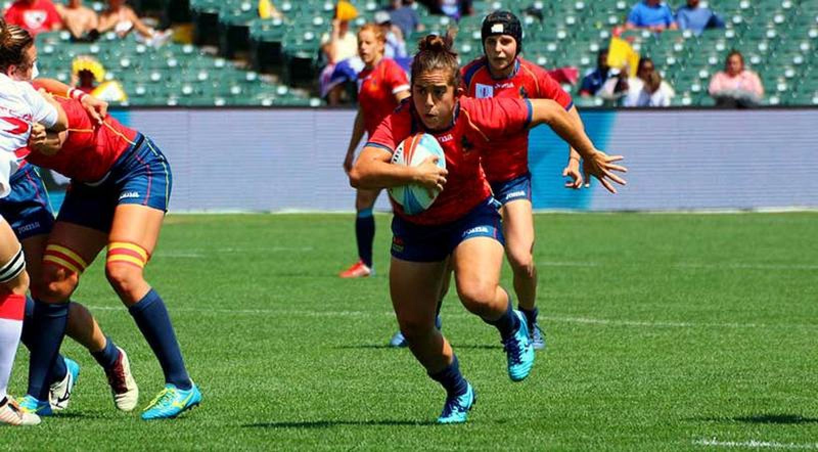 Imagen de la victoria decisiva ante Irlanda por el quinto puesto.