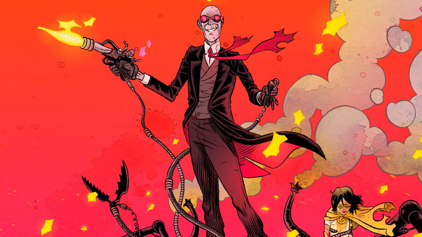 Fragmento de la portada de 'Sherlock Frankenstein y la legión del mal'