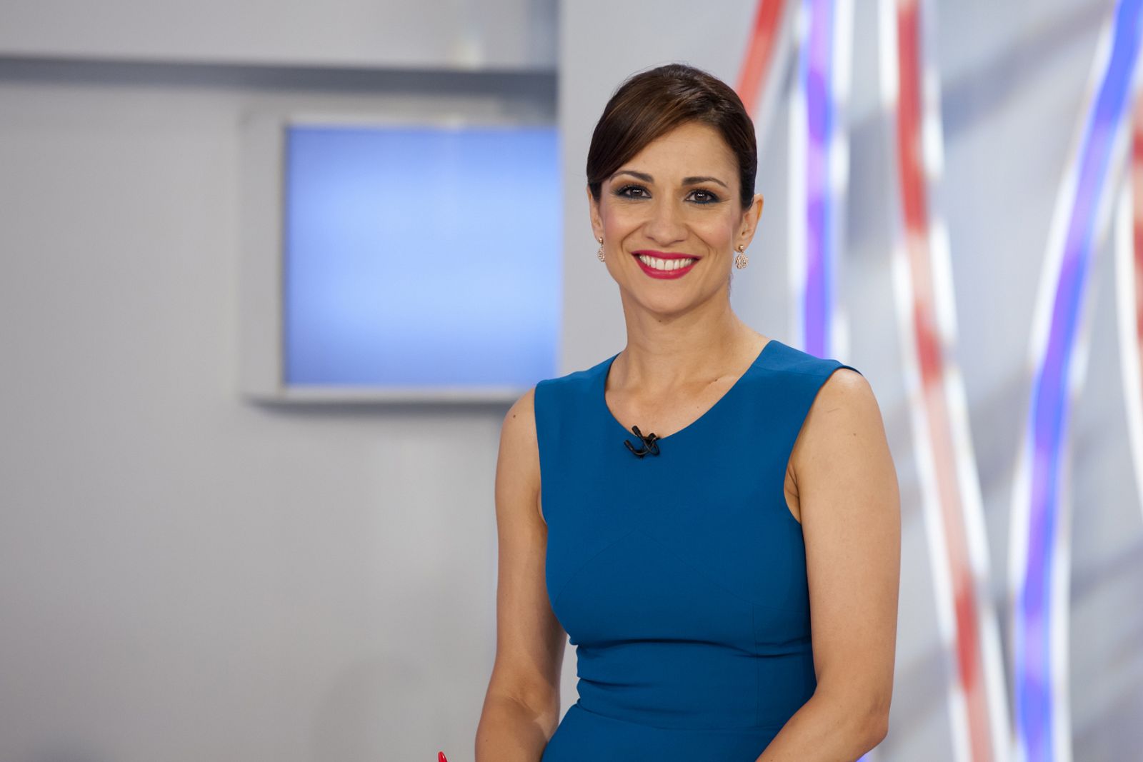 Silvia Jato en el plató de 'La mañana'