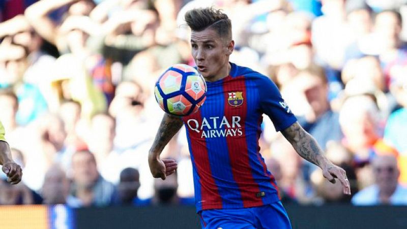 Lucas Digne avanza su salida del Barcelona