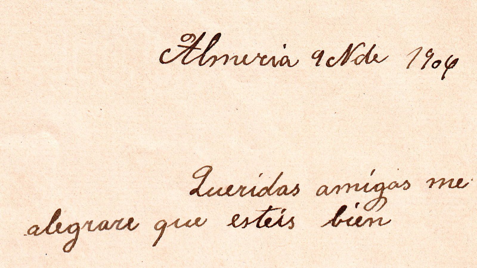 Una carta para anunciar el nacimiento de una niña