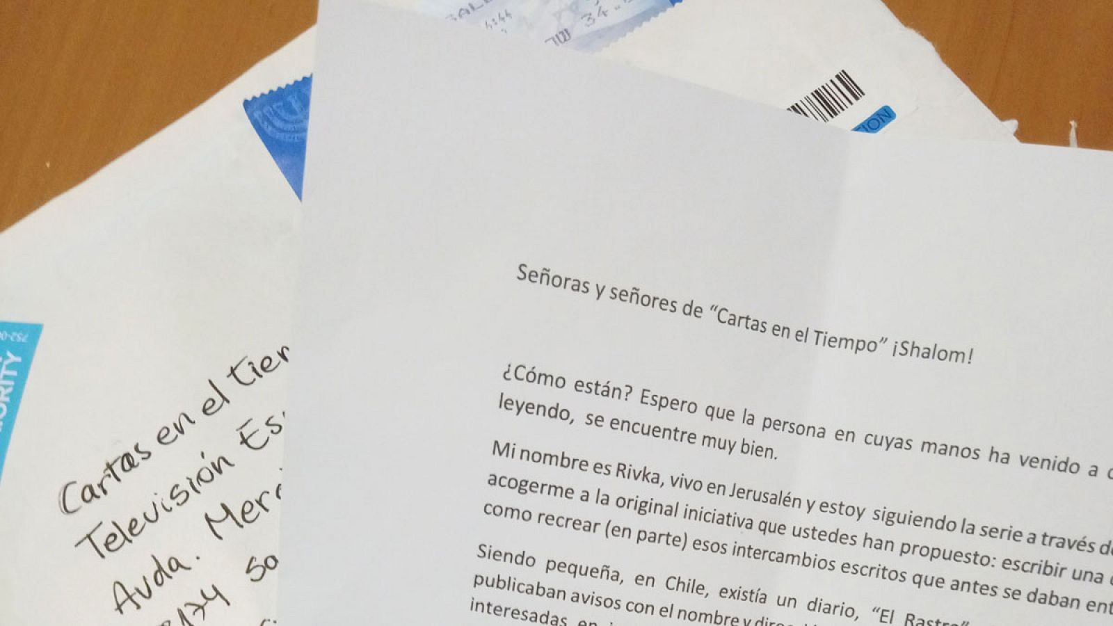 La carta de una de nuestras espectadoras, desde Jesrusalén