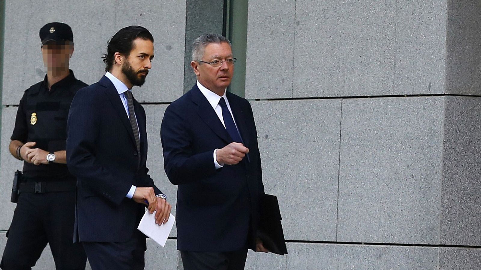 El expresidente de Madrid y exministro de Justicia, Alberto Ruiz-Gallardón, el pasado mes de junio en la Audiencia