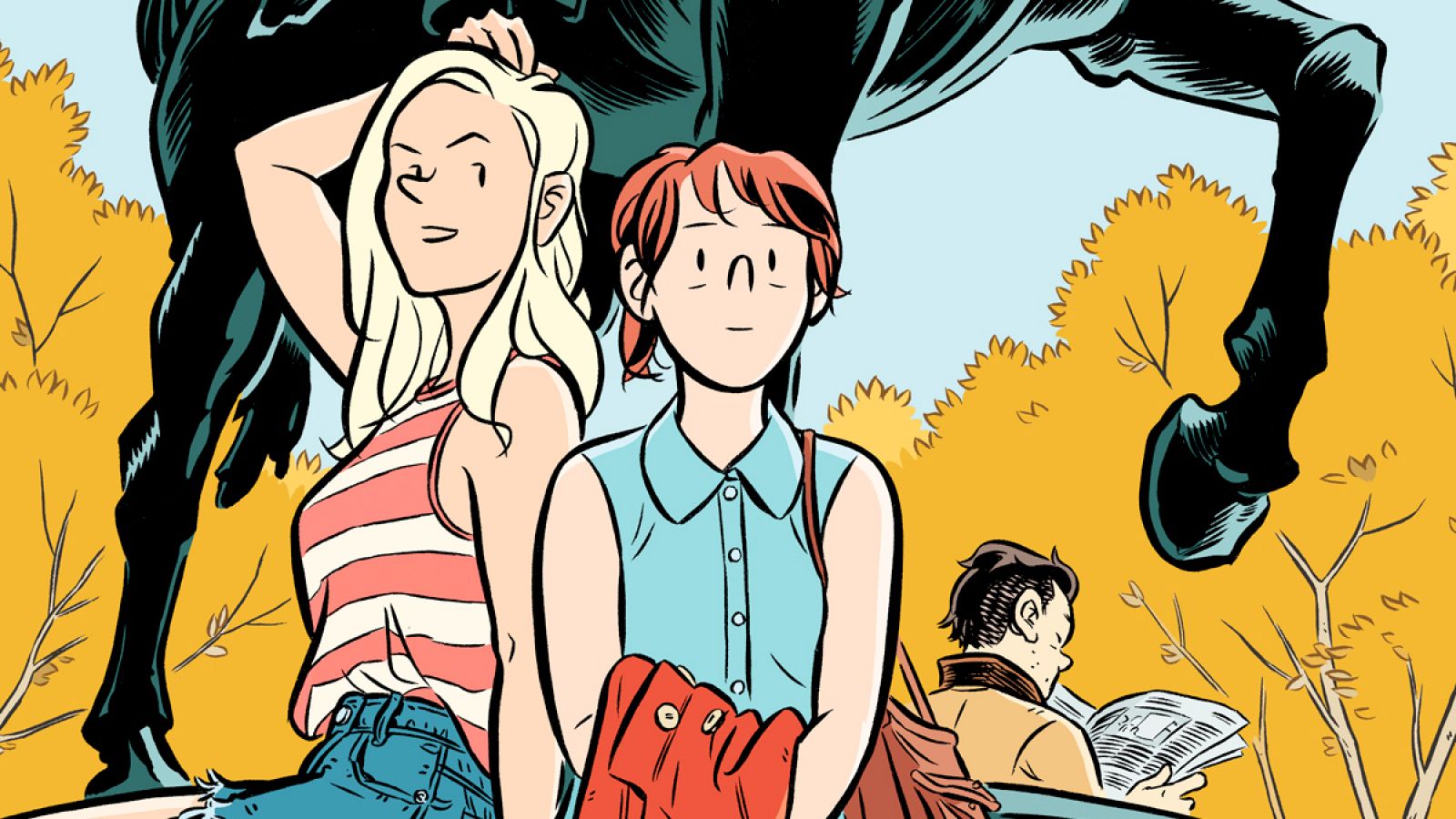 Detalle de la portada de 'La joven Frances'