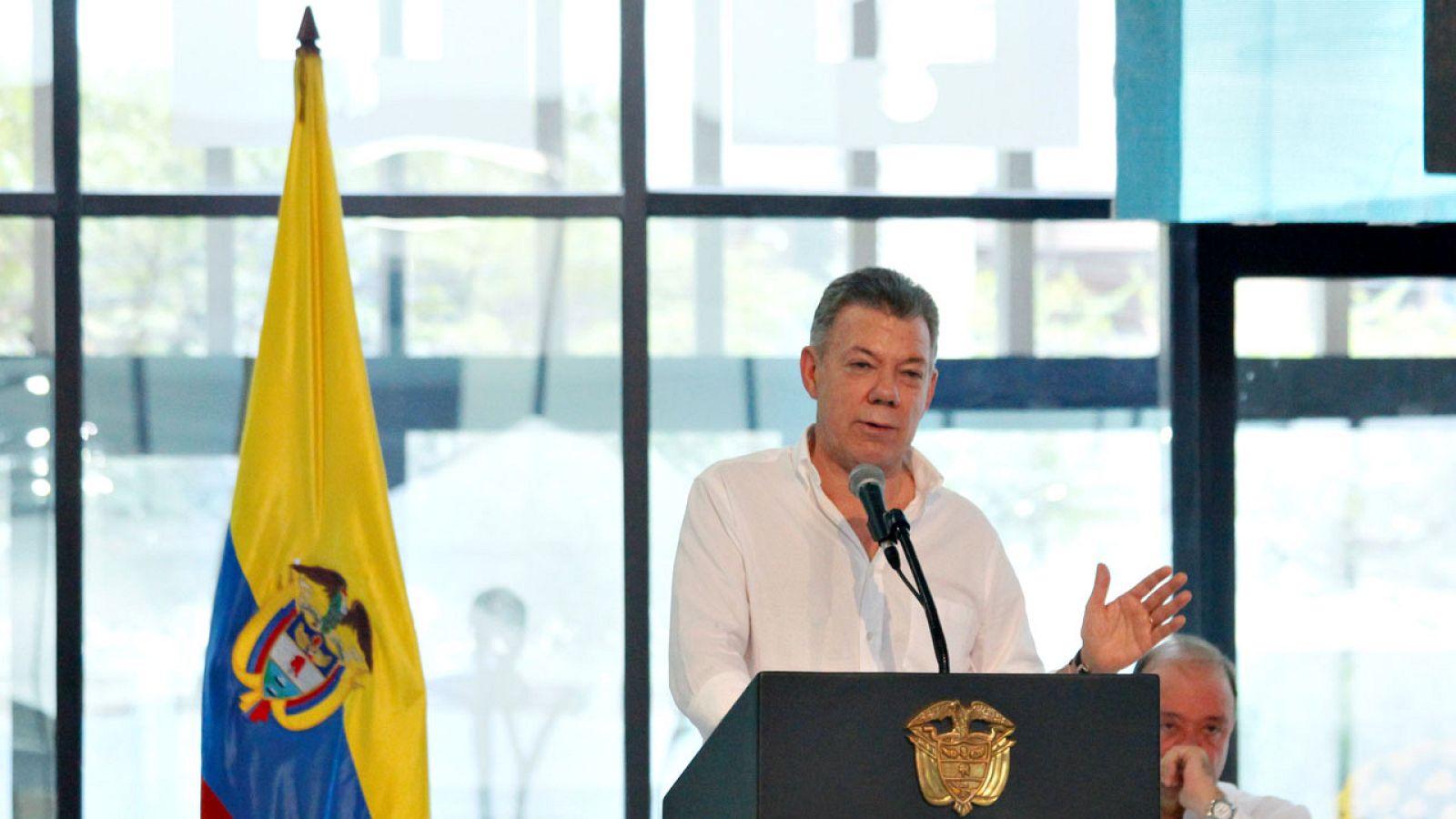 El presidente de Colombia, Juan Manuel Santos