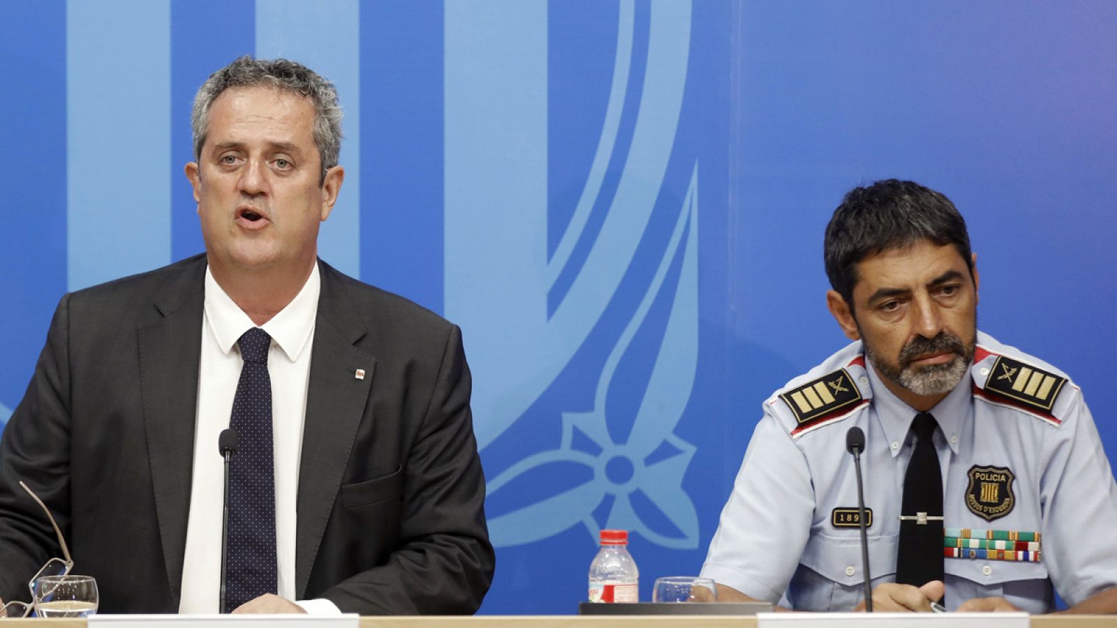 Joaquim Forn y Josep Lluís Trapero, en una imagen de archivo