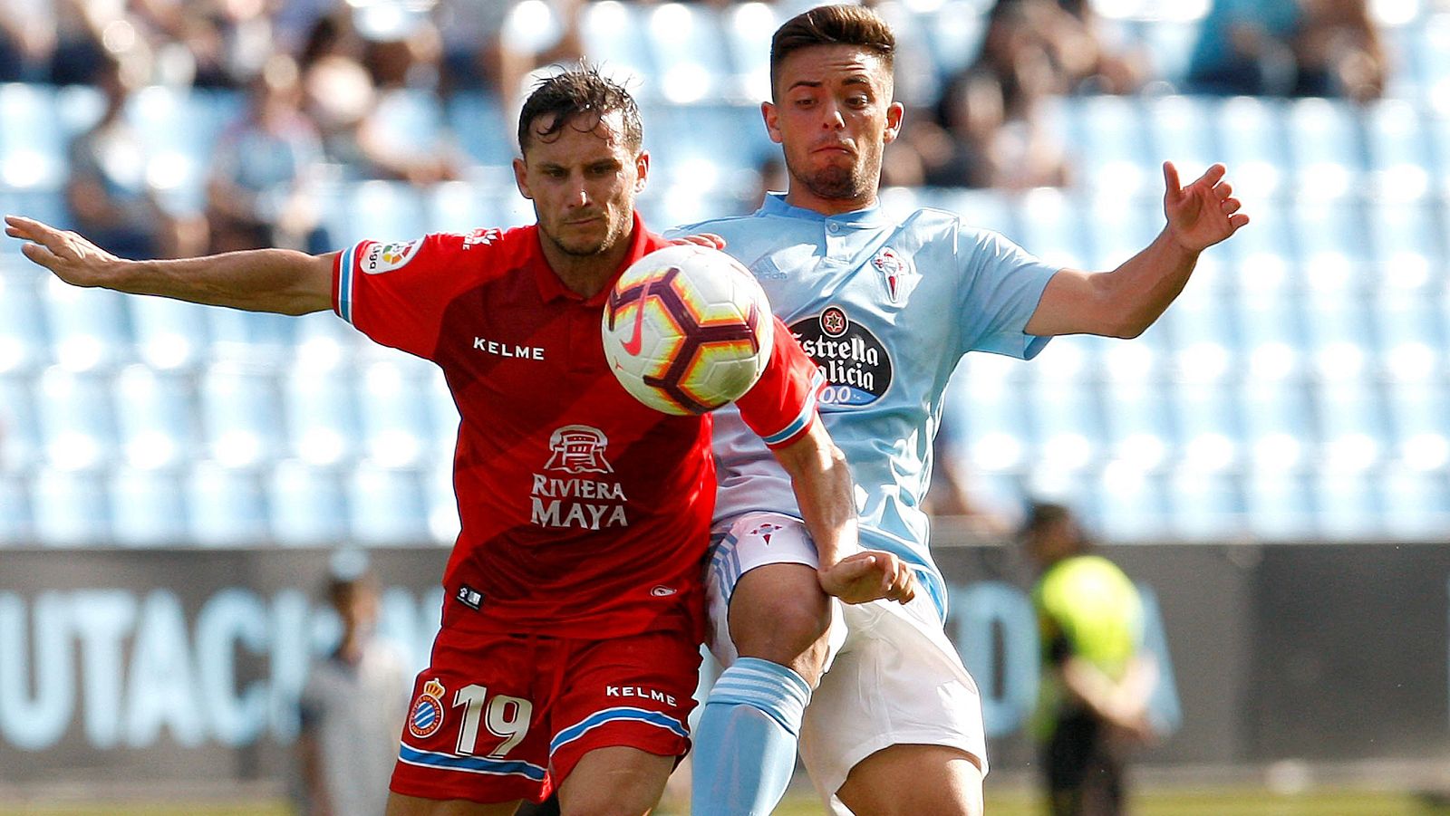 El Cetla y el Espanyol han empatado a uno en Balaídos