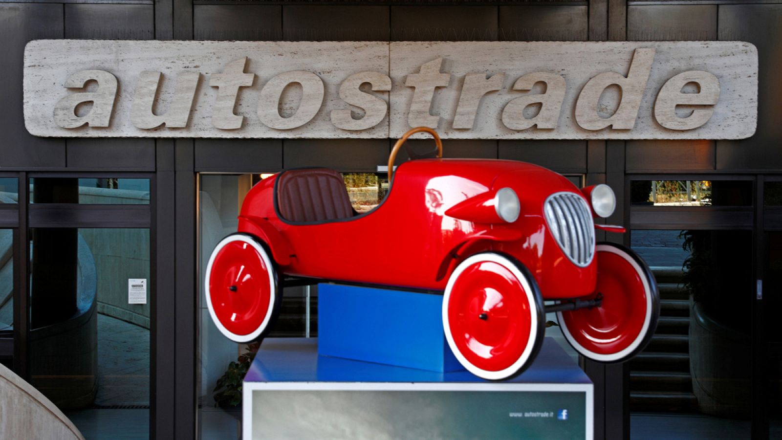 La sede de Autostrade en Roma