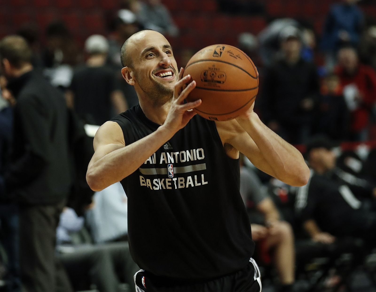 El jugador de Spurs Manu Ginobili