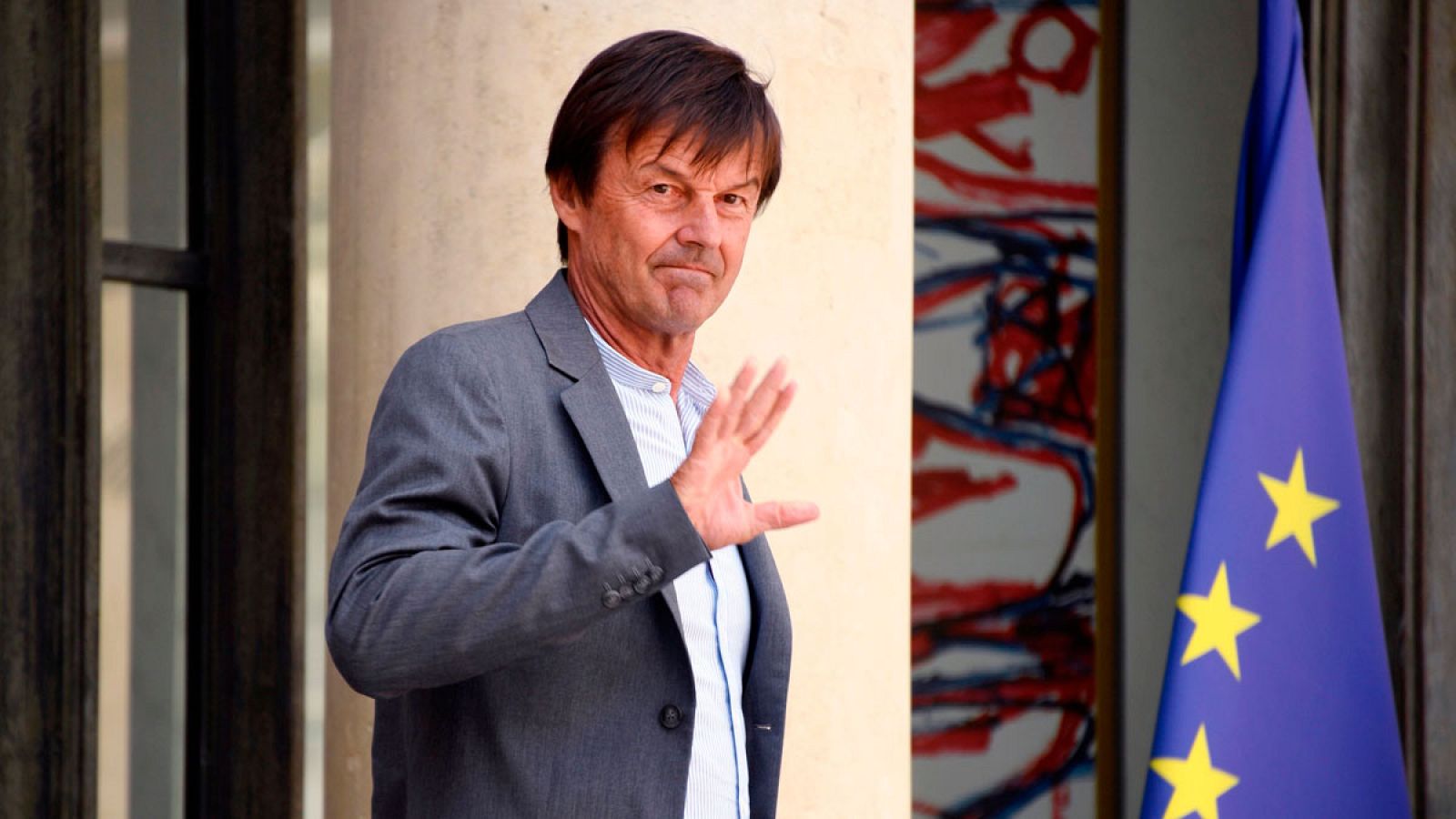 Fotografía de archivo del ministro francés para la transición ecológica e inclusiva, Nicolas Hulot.
