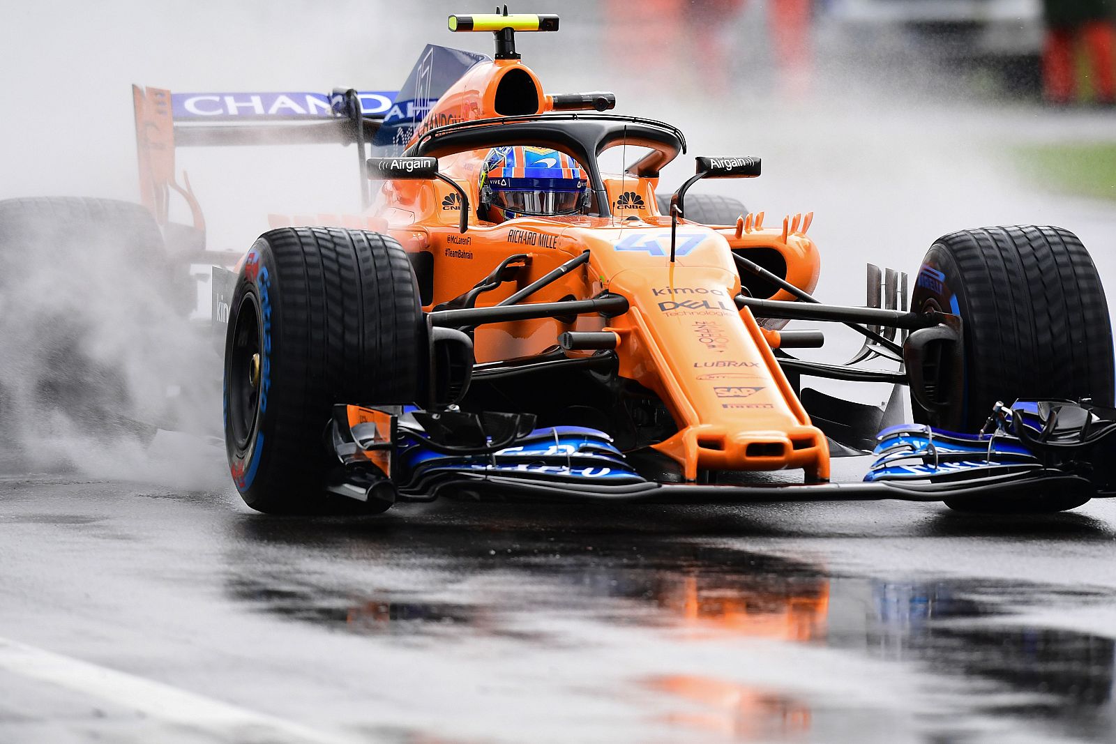 Lando Norris, con un McLaren