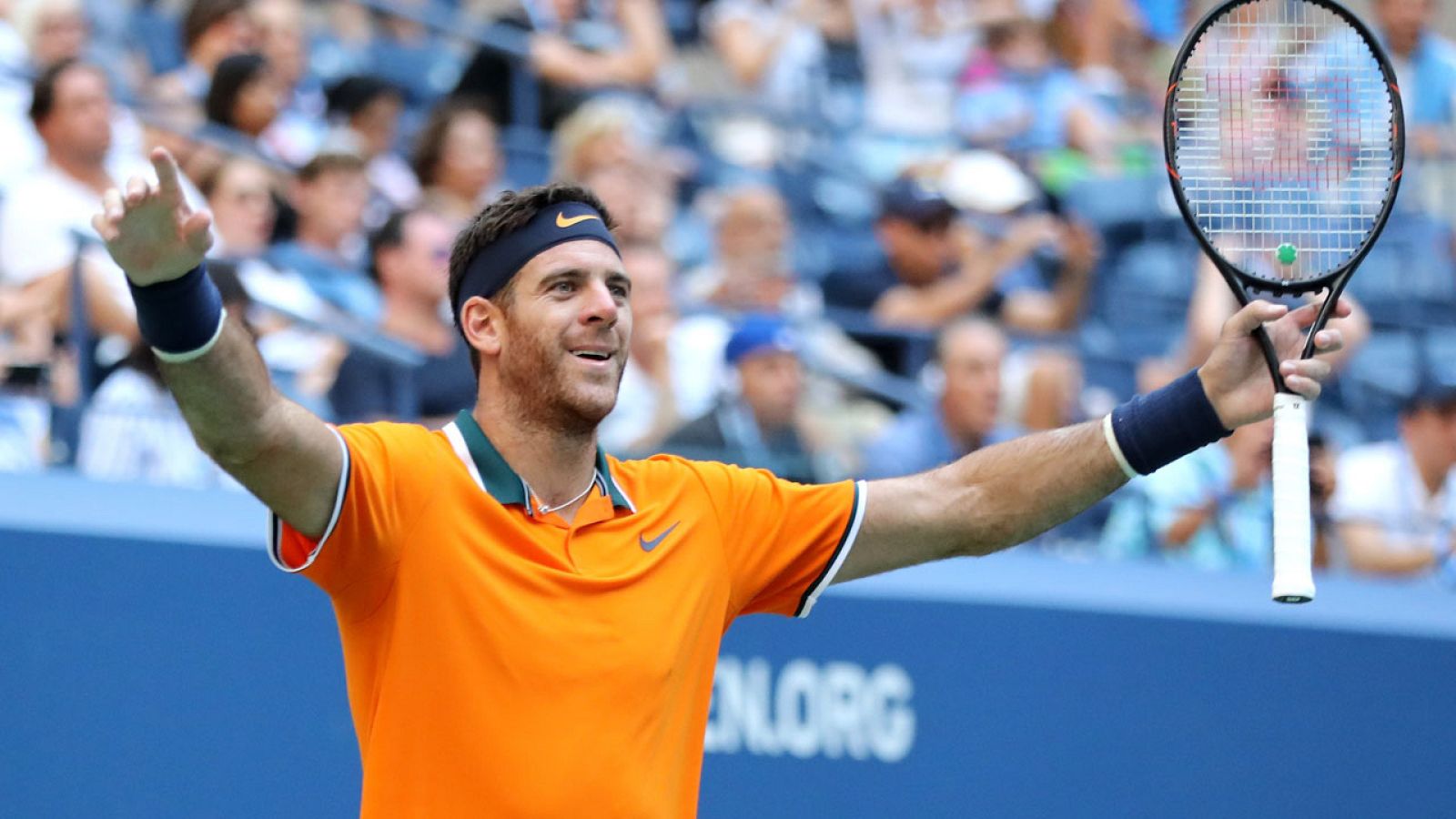Del Potro remonta a Isner y es el primer semifinalista