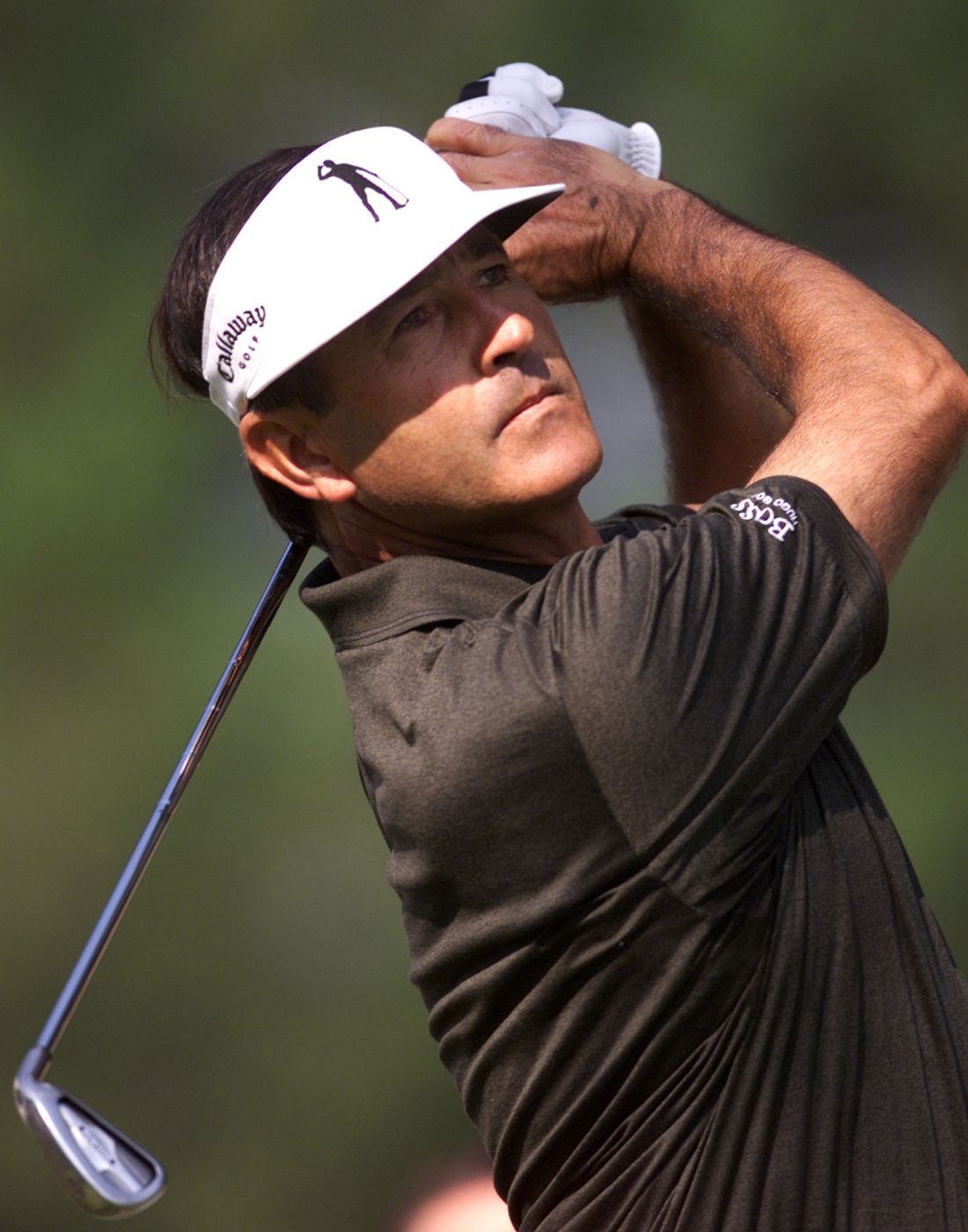 Severiano Ballesteros durante en Abierto de Madrid, celebrado en el 2001