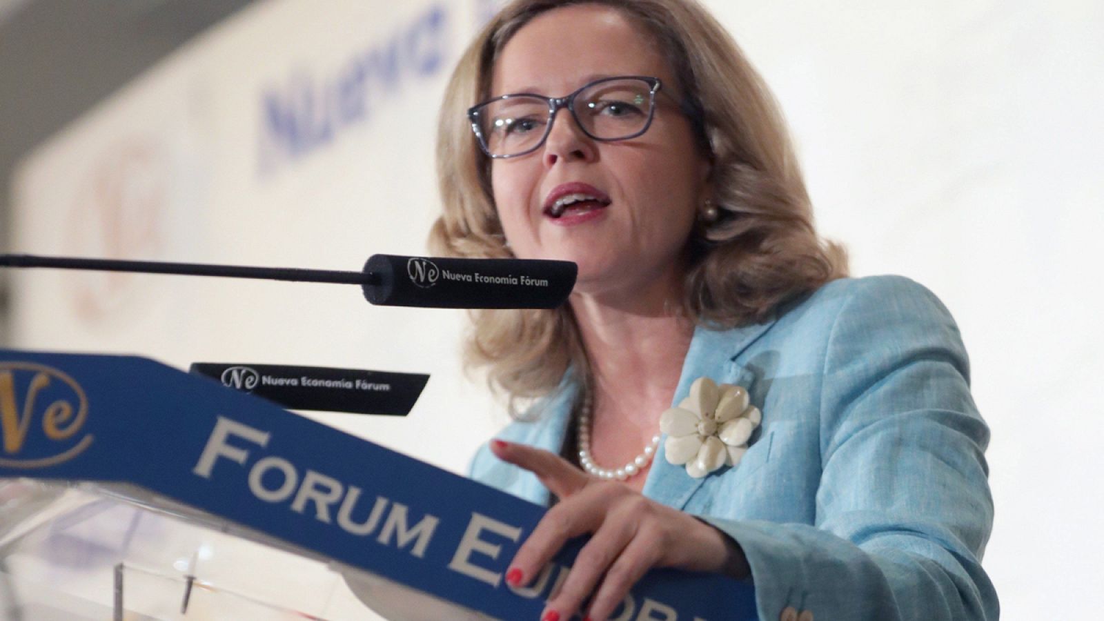 La ministra de Economía, Nadia Calviño