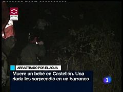 Muere un bebé y rescatan a la madre y a dos hermanos arrastrados por el agua