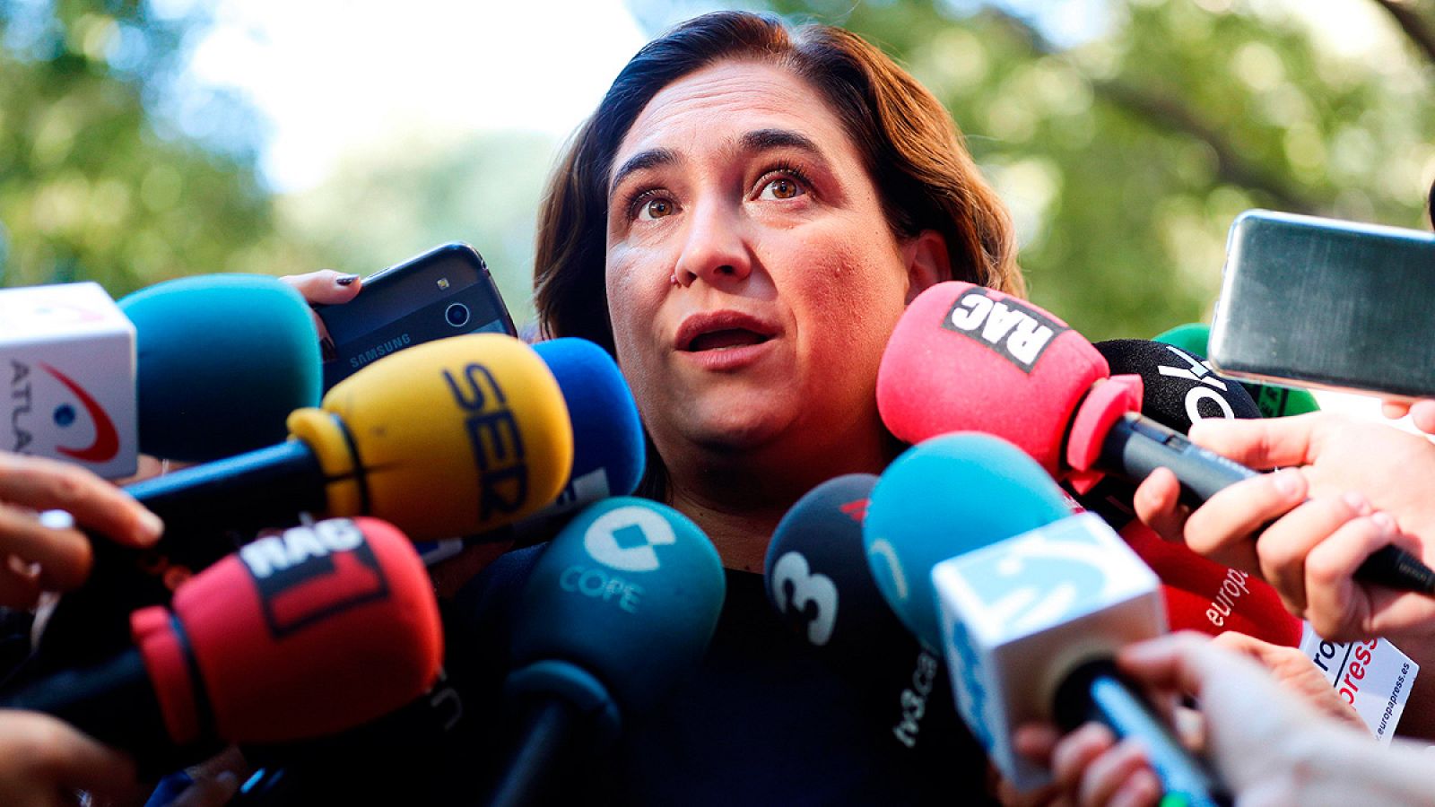 La alcaldesa de Barcelona, Ada Colau