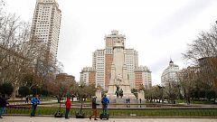 Madrid tendrá el primer paso de peatones en diagonal del país en la Plaza de España