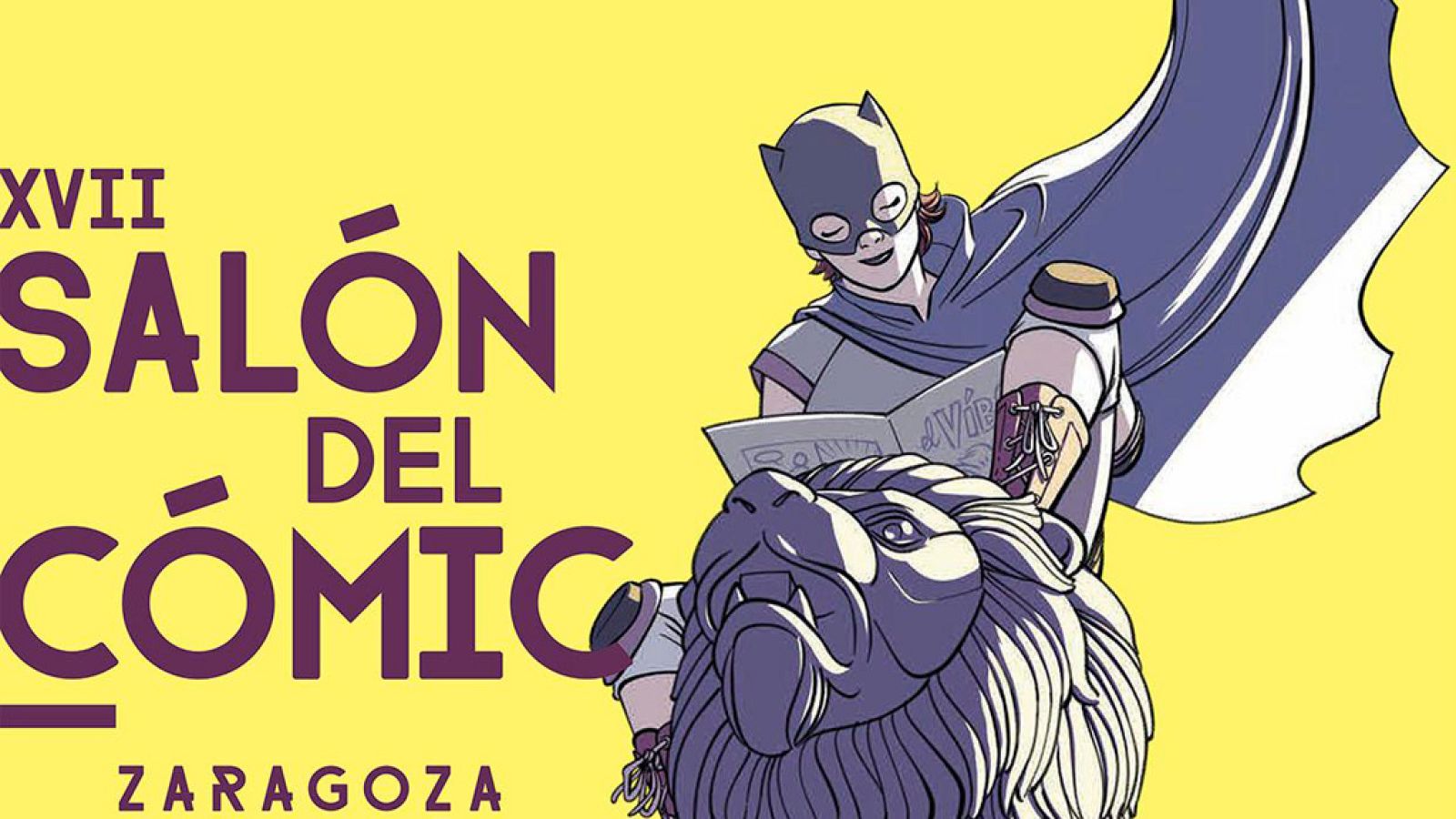 Fragmento del cartel del XVII Salón del Cómic de Zaragoza, de David López