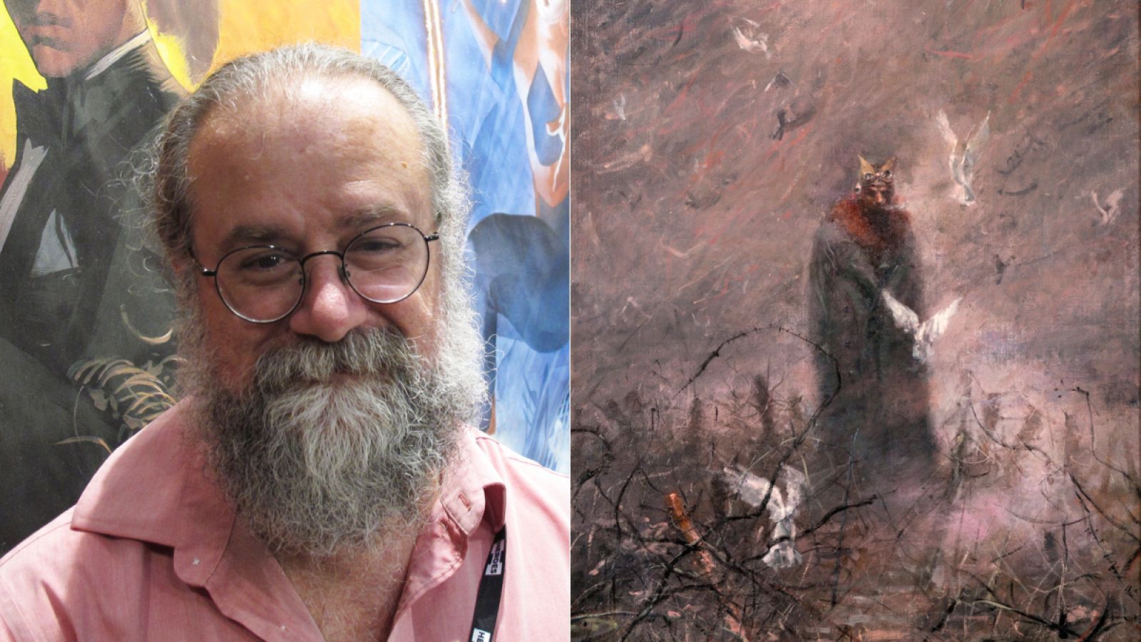 George Pratt y una ilustración de 'As enemigo'