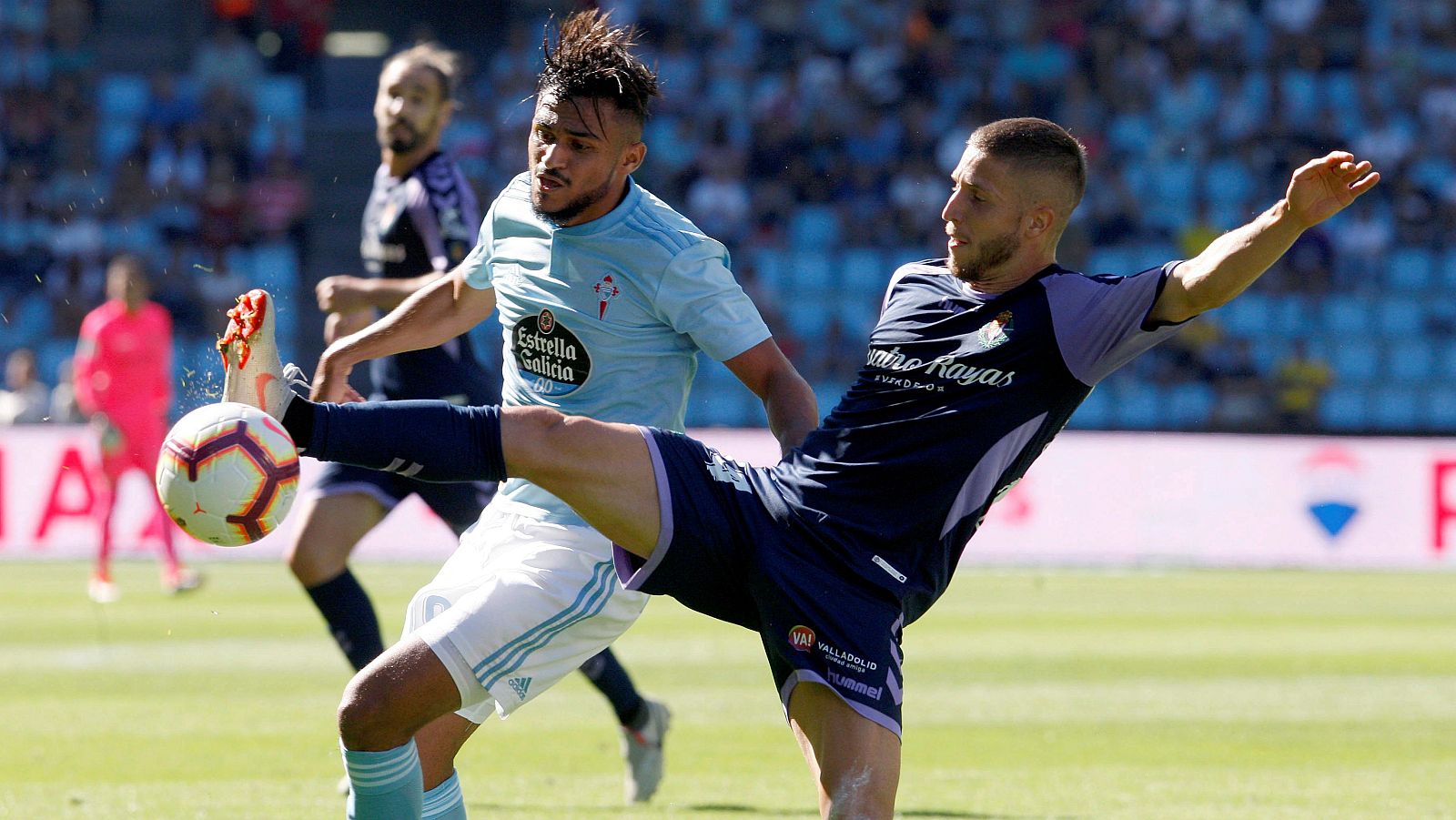 El Valladolid se lleva un empate in extremis en Balaídos