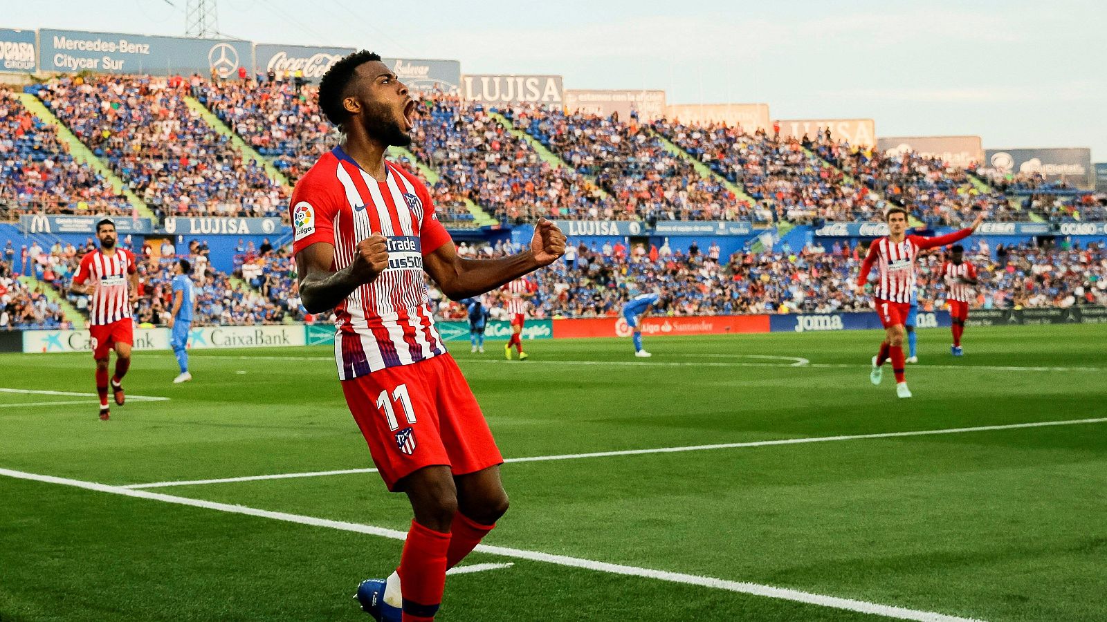 Lemar decanta el derbi para el Atlético ante el Getafe