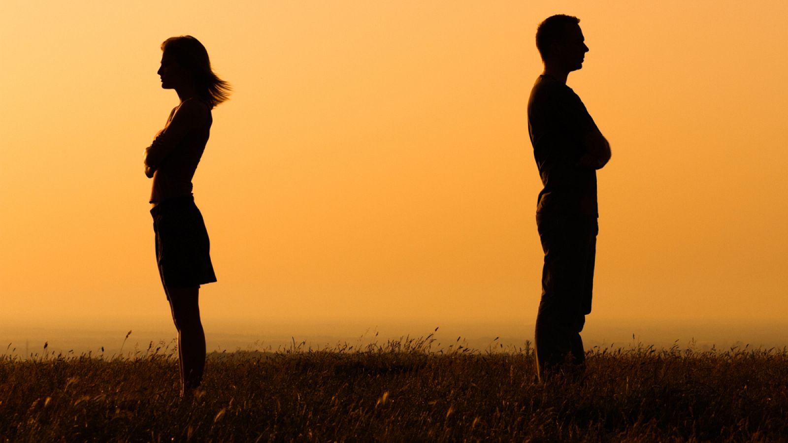 Una pareja en proceso de ruptura