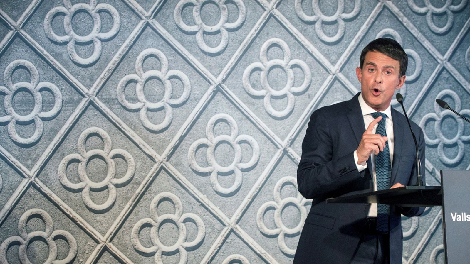 Manuel Valls, en un acto en Barcelona