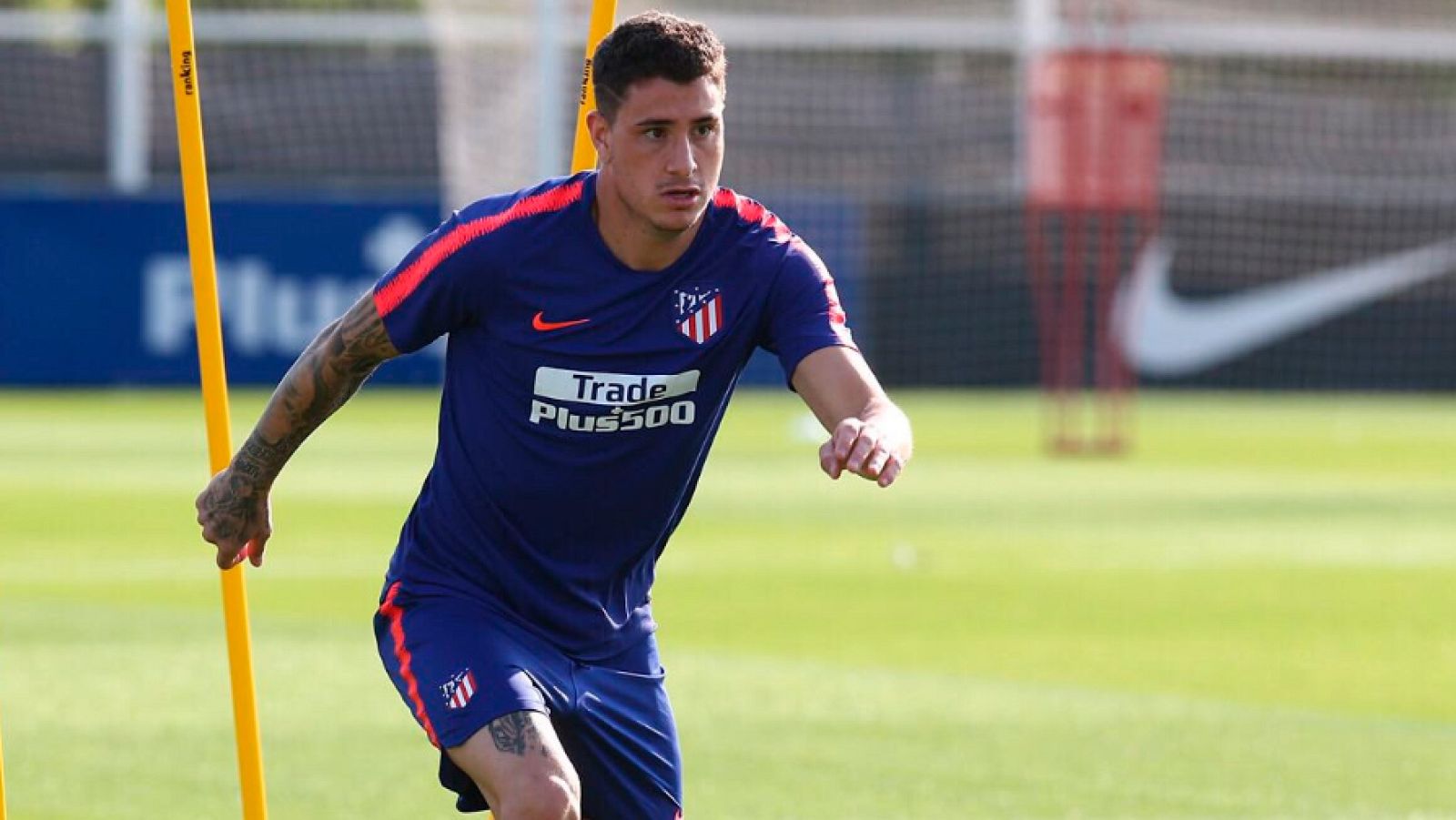 Giménez en un entrenamiento