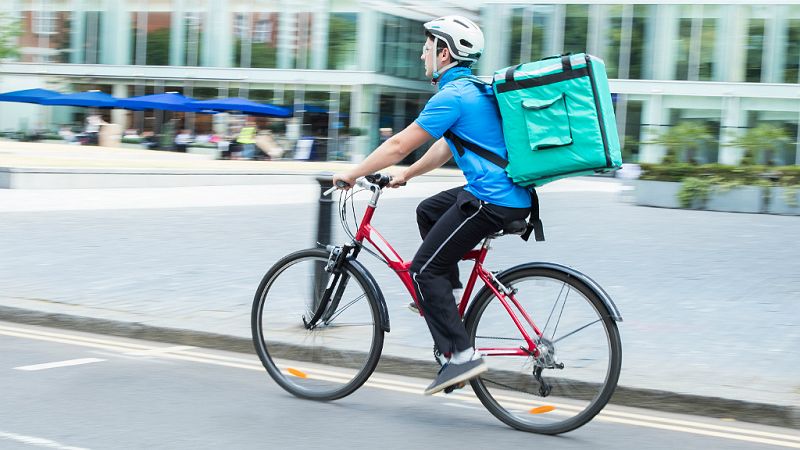 Los 'riders' persiguen sus derechos laborales