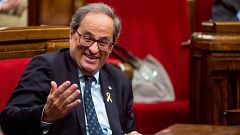 Torra da un mes a Sánchez para presentar una propuesta de autodeterminación en Cataluña o le retirará su apoyo