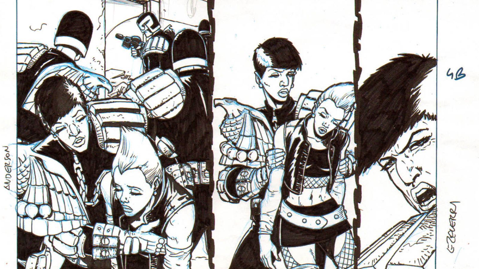 Original de 'Juez Anderson', de Carlos Ezquerra